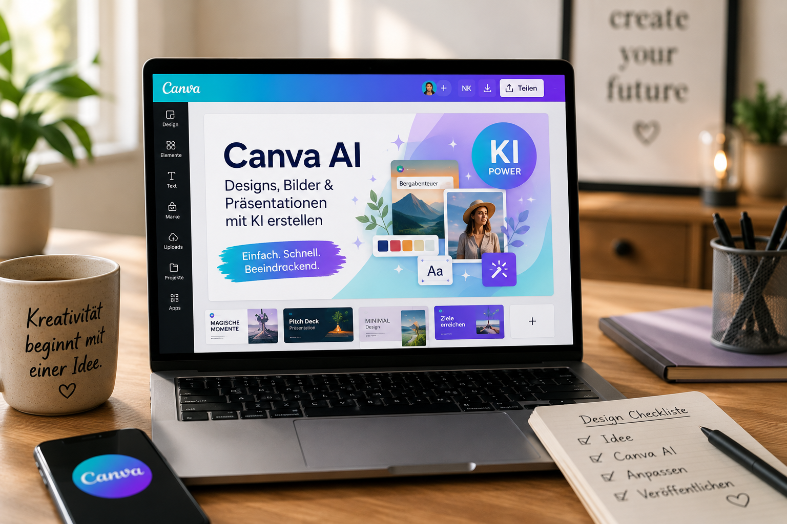 🎨 Canva AI – Das Design-Tool mit künstlicher Intelligenz für beeindruckende Inhalte