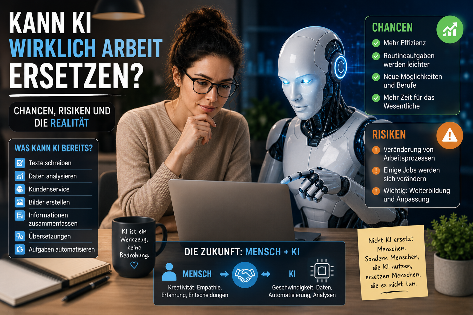 ⚙️ Kann KI wirklich Arbeit ersetzen?