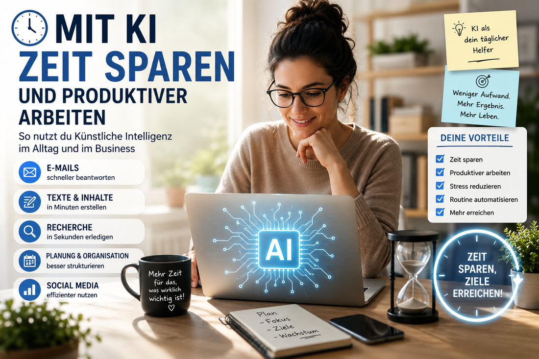 ⏱️ Mit KI Zeit sparen und produktiver arbeiten