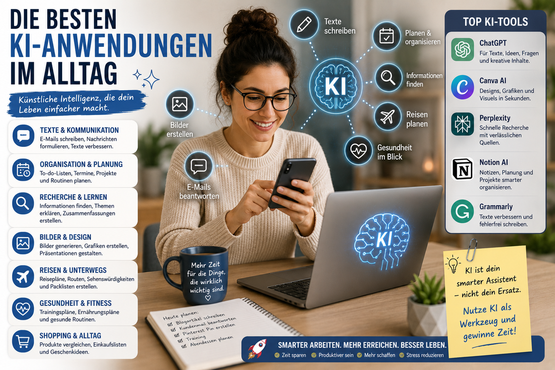 📱 Die besten KI-Anwendungen im Alltag